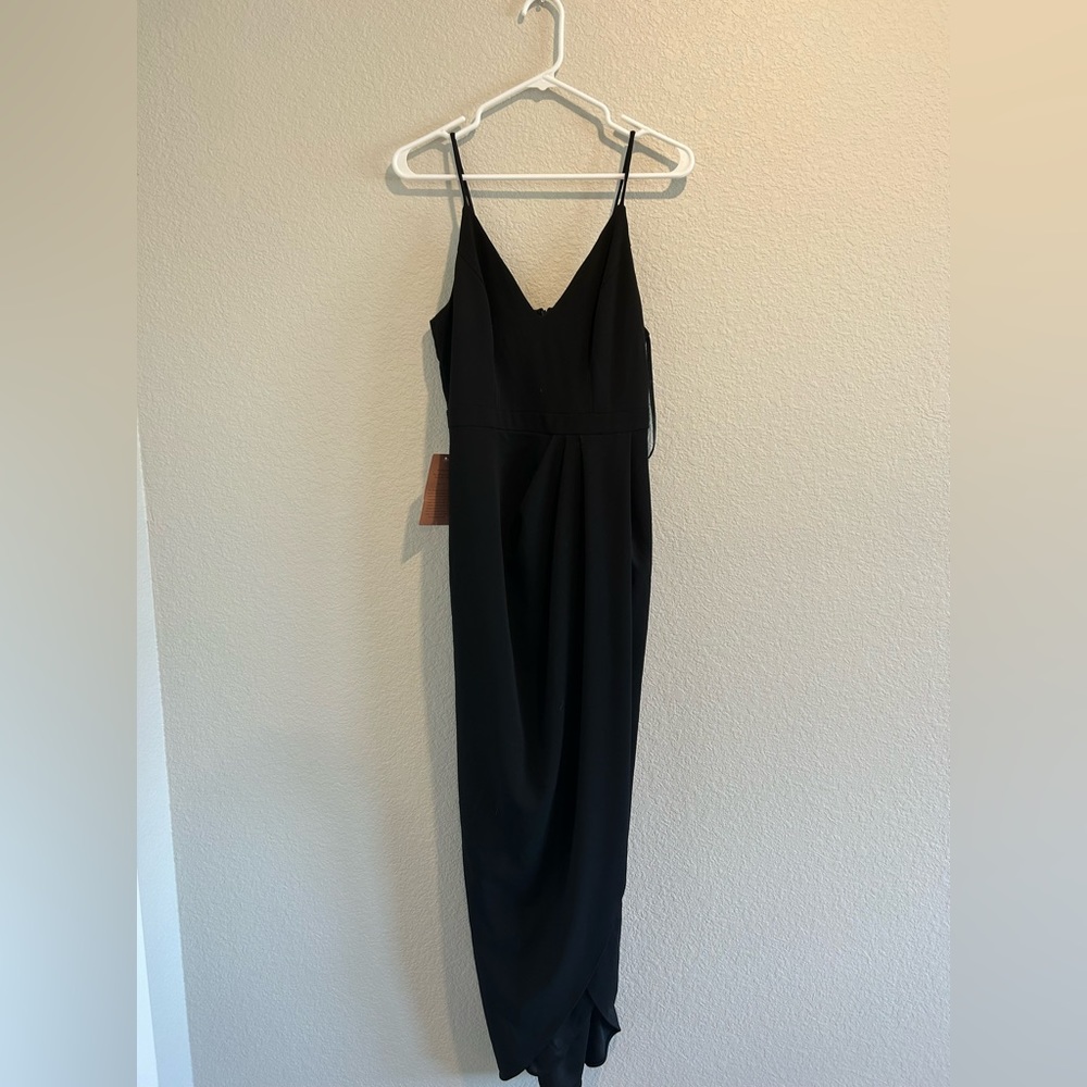 Anthropolige black cocktail dress